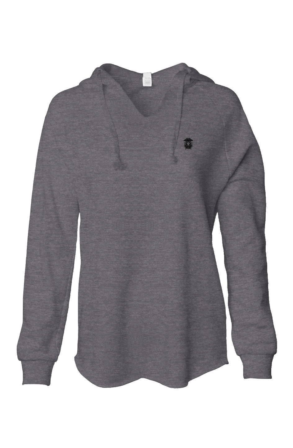 Womens Lightweight Wave Wash Hooded Sweatshirt