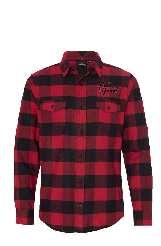 Epik Long Sleeve Flannel Red And Black